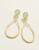 Spartina 449 Nara Gold Seafoam Teardrop Earrings
