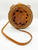 Bali Wood Turtle Weaved Lizzie Round Purse