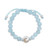 Dune Jewelry Beach Sand Wave Aquamarine Beaded Bracelet