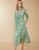 Spartina 449 Mystic Moss Bird Marianne Long Shirt Dress