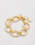 Spartina 449 Oh So Chunky Gold Loop Chain Toggle Bracelet