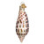 Old World Christmas Junonia Sea Shell Glass Tree Ornament