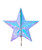 Kurt Adler Holographic Iridescent Star Lighted Magical Christmas Tree Topper