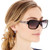 Brighton Halo Tanzanite Crystal Black Sunglasses