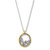 Brighton Halo Gleam Multi Color Crystal Pendant Silver and Gold Necklace