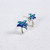 Mosaico Jewelry Crystal Island Palm Tree Stud Earrings