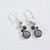 Mosaico Jewelry Bold Round Geometric Crystal Dangle Earrings