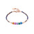 Coeur De Lion Sparkling Cube Story Minimalistic Multicolor GeoCUBE® Mini Bead Bracelet