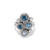 Brighton Constella Cluster Silver Ring