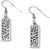 Brighton Deco Lace Silver French Wire Dangle Earrings