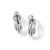 Brighton Interlok Harmony Silver Hoop Wire Earrings