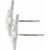 Brighton Cape Star Mini Silver & Crystal Stud Earrings