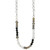 Brighton Pebble Luna Black Grey Pearl Beaded Silver Chain Necklace
