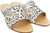 Brighton Nala Optic White Laser Cut Leather Sandal