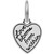 Brighton Pink Floral Blooming Heart Silver Charm