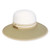 Sun N Sand Metallic Weave Gold Chain Trim Women's Straw Sun Hat
