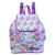 Caribbean Joe Purple Flamingos Waterloo Floral Artistic Back Pack Bag