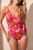 Tribal Flatten-It Wrap-Front One-Piece Swimsuit