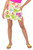 Gretchen Scott Glorious Bright Multi Color Floral Skippy Skort