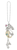 Ganz Two-Tone Jeweled Rear View Mirror Car Charm With Dangle Charms