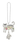 Ganz Two-Tone Jeweled Rear View Mirror Car Charm With Dangle Charms