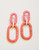 Spartina 449 Straw Link Dangle Post Earrings