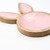 The Royal Standard Pink Bunny Wood Serving Dish