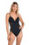 La Blanca Island Goddess Underwire Mesh One Piece Swimsuit
