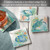 Thirtystone Sealife Tumbled Tile 4 Pack Coaster Set