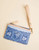 Spartina 449 Ogeechee Blue Palm Medallion Slim Card Coin Purse