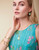 Spartina 449 Karina Sea Foam Stone Gold Oval Pendant Necklace