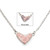 Jilzarah To My Daughter Reversible Pink Clay Bead Heart Necklace On Gift Card