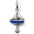 Brighton All Aboard Silver & Blue Sailboat Charm