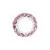 Brighton Glitter Charm Spacer Crystal Pink