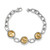 Brighton Cascade Two Tone Round Link Bracelet