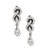 Brighton Interlock Single Knot Post Drop Silver Earrings
