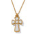 Brighton Majestic Royal Cross Reversible Gold Necklace