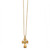 Brighton Majestic Royal Cross Reversible Gold Necklace