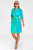Gretchen Scott Shirt Tails Belted Dress