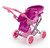 Italian Trudi Pink 3 in 1 Large Doll Pram Stroller and Removeable Carrier Bed