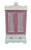 Wish White Wood Pink Princess Crown Doll Clothes Armoire Wardrobe