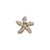 C & F Wood Beaded Starfish Napkin Ring