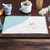 Rightside Design Embroidered Starfish & Shells In The Beach Sand Rectangle Placemat