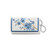 Brighton Kyoto In Bloom Long Rockville Ivory & Blue Leather Crossbody Wallet