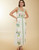 Spartina 449 Enclave Floral Sprigs Cleona Midi Dress