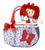Aurora Classic Raggedy Ann 6" Mini Cloth Doll In Children's Butterfly Purse