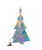 Kurt Adler Magical Iridescent Holographic Lighted Tabletop Christmas Tree