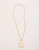 Spartina 449 Gold Isle of Palm Reversible Pendant Necklace