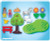 Playmobil 1.2.3 Fun In The Meadows Park with Animals Toddler Play Set