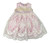 Mae Li Rose Cream Embroidered Lace Pink Tulle Girl's Party Dress